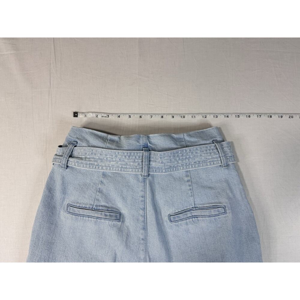 A New Day - Blue Denim Jeans With Belt - Size 10 (Altered) See Measurements - Picture 9 of 10